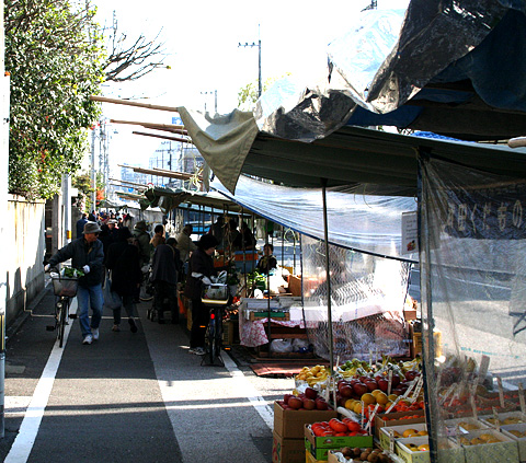 土佐のまんまる 火曜市 街路市